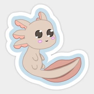 cute axolotl Sticker